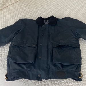 Burberry bomber jacket.